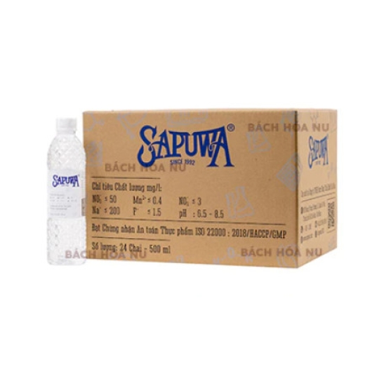 Nước Sapuwa 500ML - Thùng 24 Chai