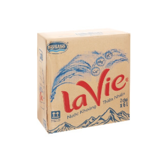 Nước Khoáng Lavie 6L - Thùng 2 Chai