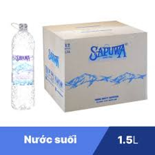 Nước Sapuwa 1.5L - Thùng 12 chai