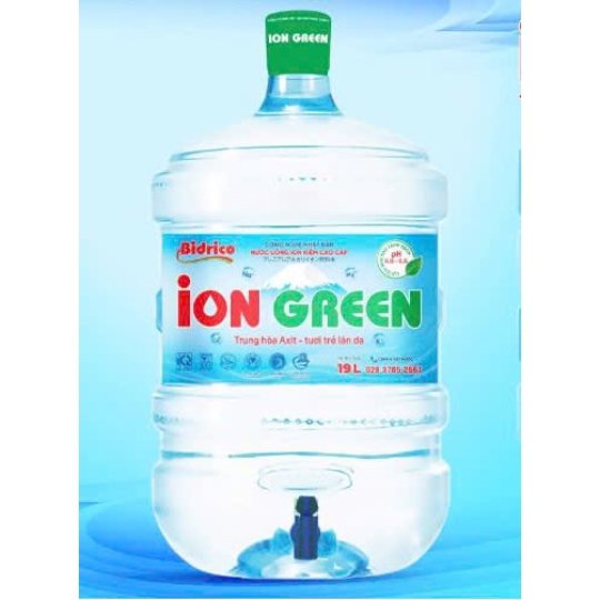 Nước Kèm I-on Green 19L - Bình Vòi
