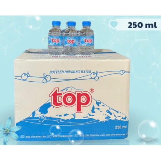 Nước uống đóng chai TOP thùng 48 chai 250ml